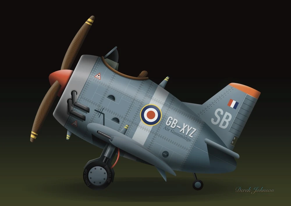 Air Gummidge - A Chibi classic aircraft
