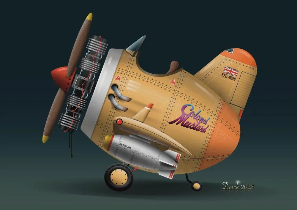 More of this in our gallery of Chibi style aircraft!
