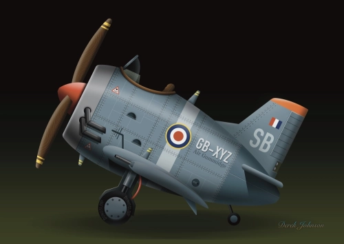 Air Gummidge - A Chibi classic aircraft